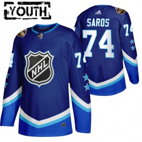 Camisola Nashville Predators Juuse Saros 74 2022 NHL All-Star Azul Authentic - Criança